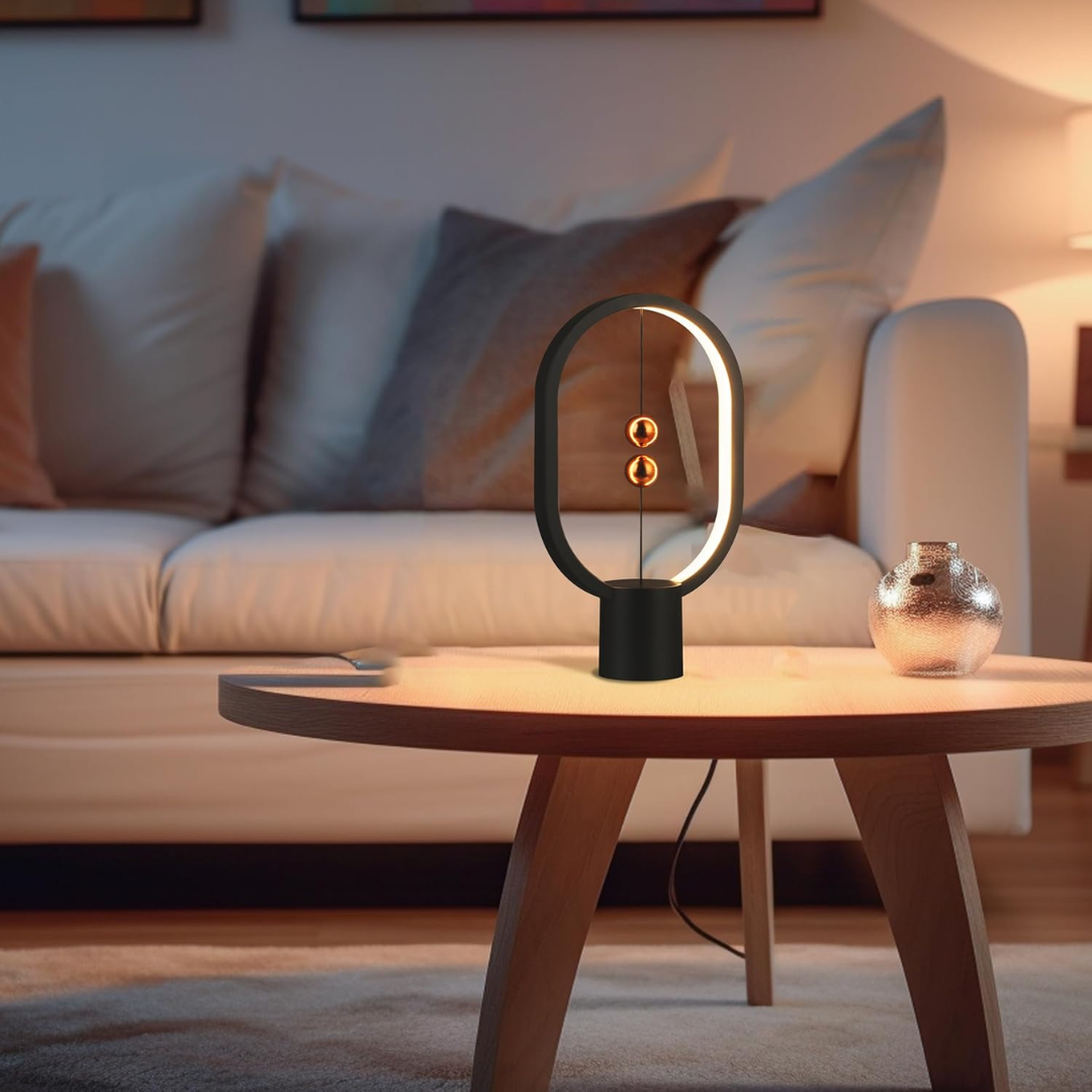 Lámpara Decorativa con Activación Magnética por Esferas