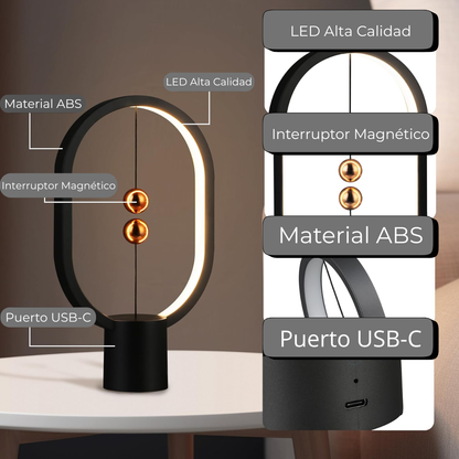 Lámpara Decorativa con Activación Magnética por Esferas